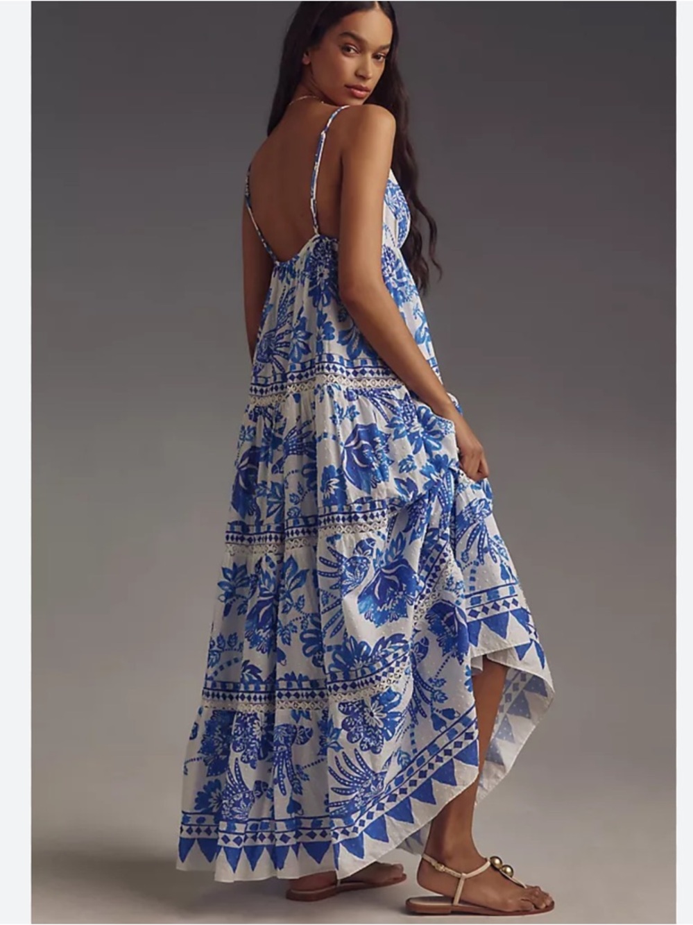 Farm Rio Flowerful Birds Maxi
Dress